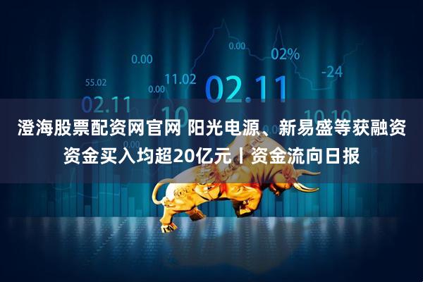 澄海股票配资网官网 阳光电源、新易盛等获融资资金买入均超20亿元丨资金流向日报